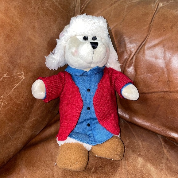 NWT NIB Starbucks® 118th Ed. Bearista® Girl Bear - Pink Trapper Sherpa Hat - Picture 2 of 16